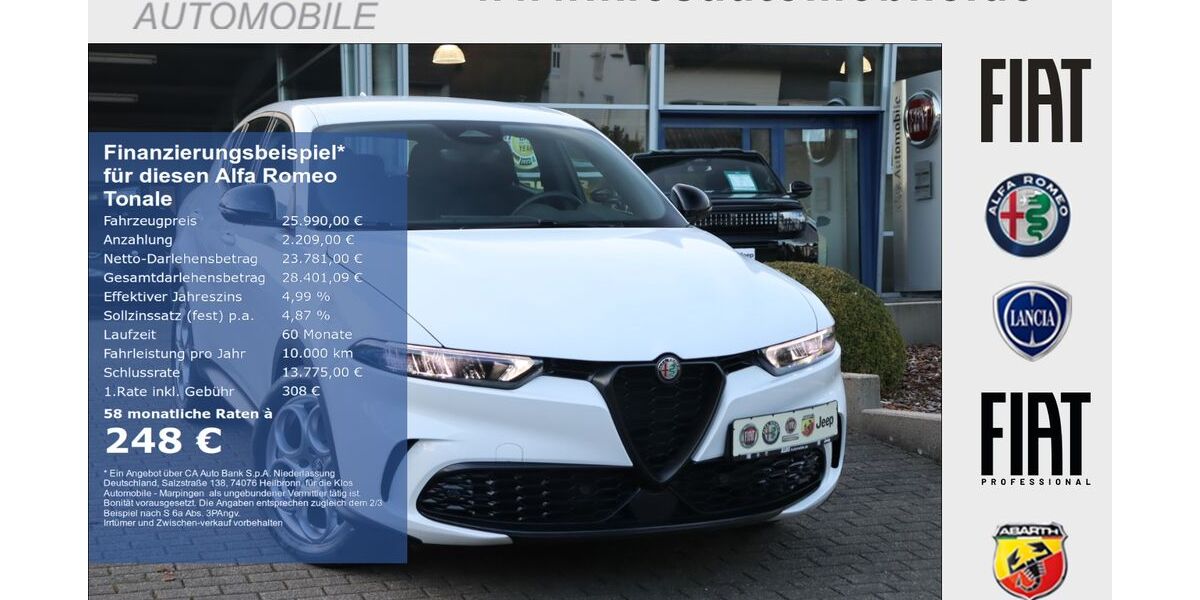 Alfa Romeo Tonale 6.994 km 25.990 &euro; Koblenz 56072