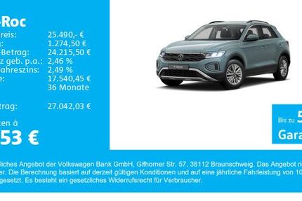 VW T-Roc 9.100 km 25.490 &euro; Gersthofen 86368