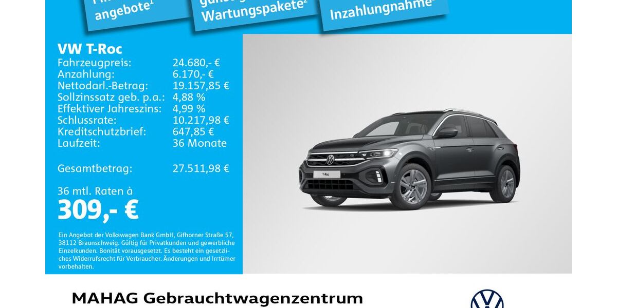 VW T-Roc 72.102 km 24.680 &euro; München 80935