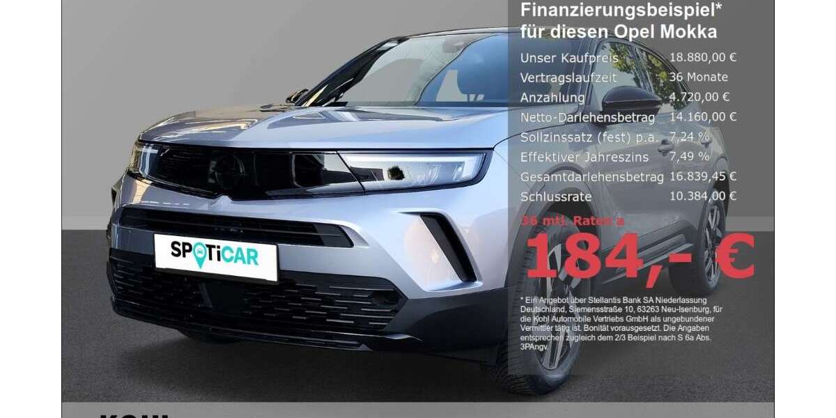 Opel Mokka 17.850 km 18.880 &euro; Aachen 52078