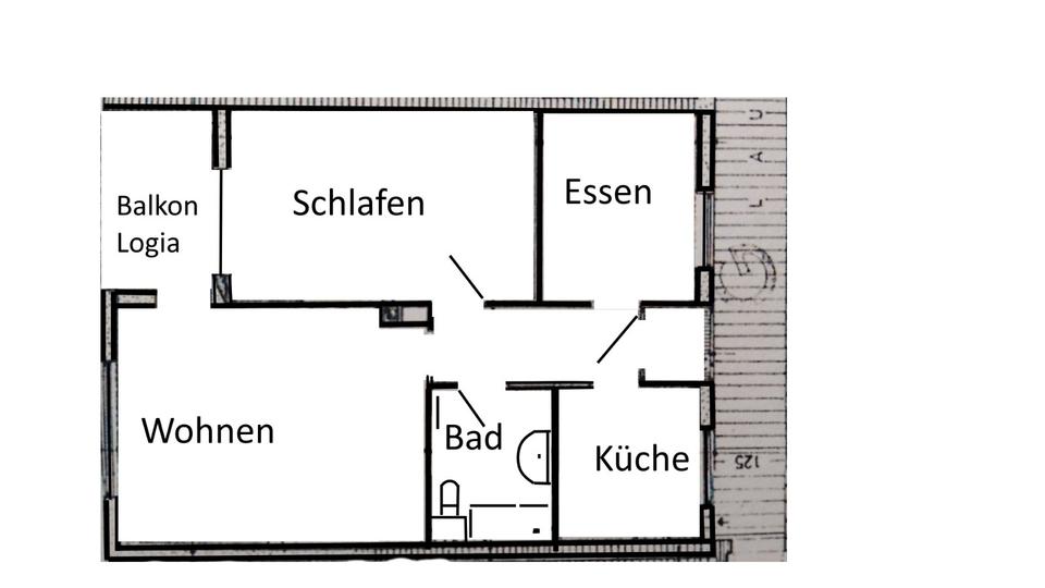 2,5 Zimmer Etw 2.5 zimmer