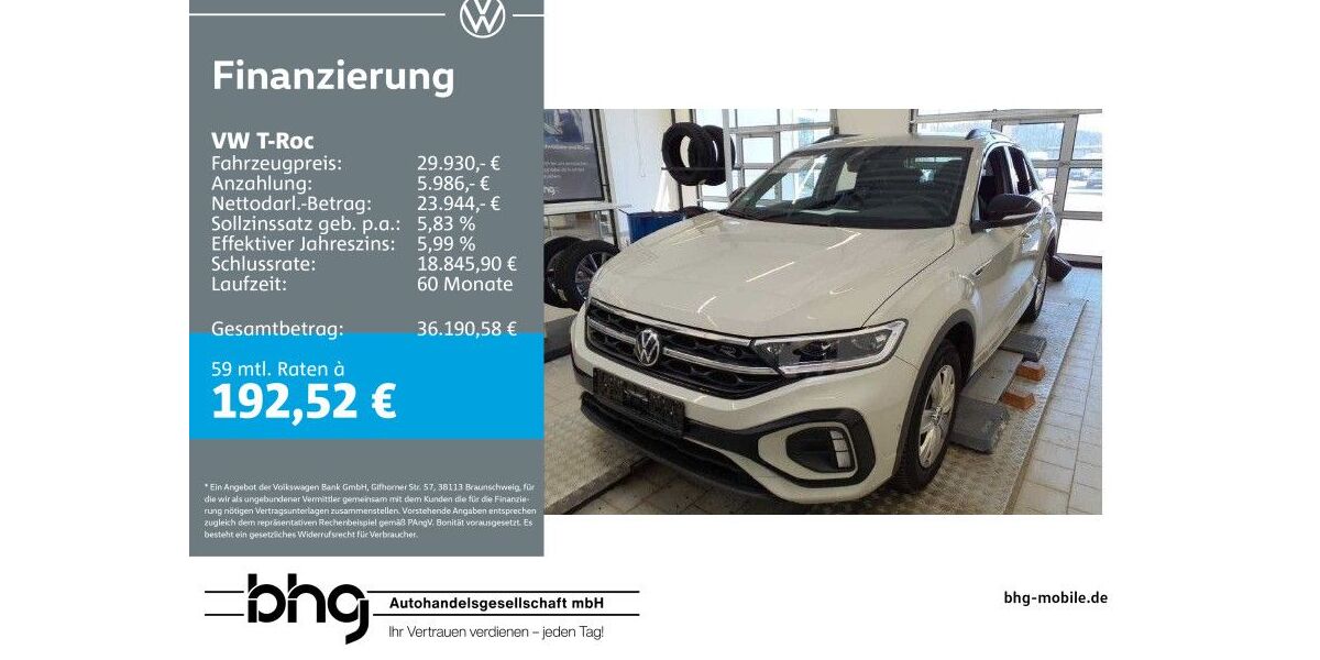 VW T-Roc 16.739 km 28.860 &euro; Ettlingen 76275