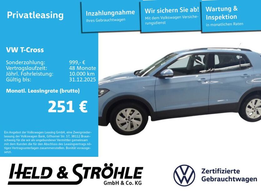 VW T-Cross 5.850 km 23.970 € Neu-Ulm 89231