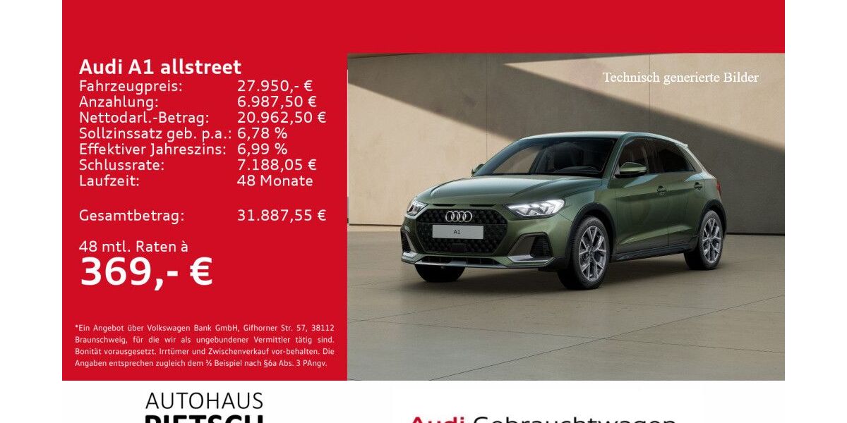 Audi A1 10.092 km 27.950 &euro; Melle 49324