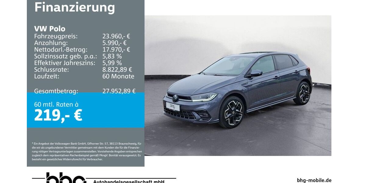 VW Polo 24.261 km 23.960 &euro; Kehl 77694
