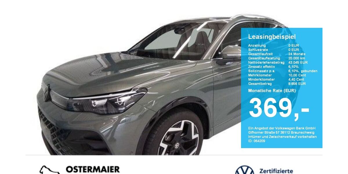 VW Tiguan 13.530 km 43.045 &euro; Vilsbiburg 84137