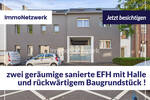 NEU***2 sanierte EFH mit großer Halle & Baugrundstück***TOPANGEBOT 1 zimmer