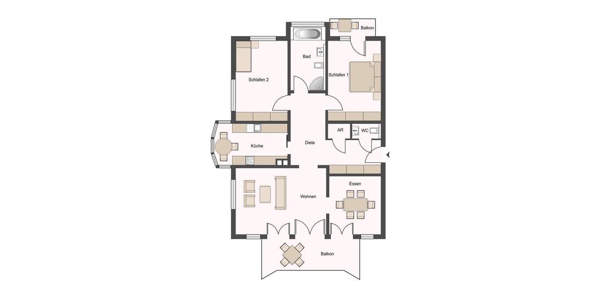 Etagenwohnung Rellingen - 4 Zimmer, 125 m&sup2;, 690.000&euro; | Angebot:26257376