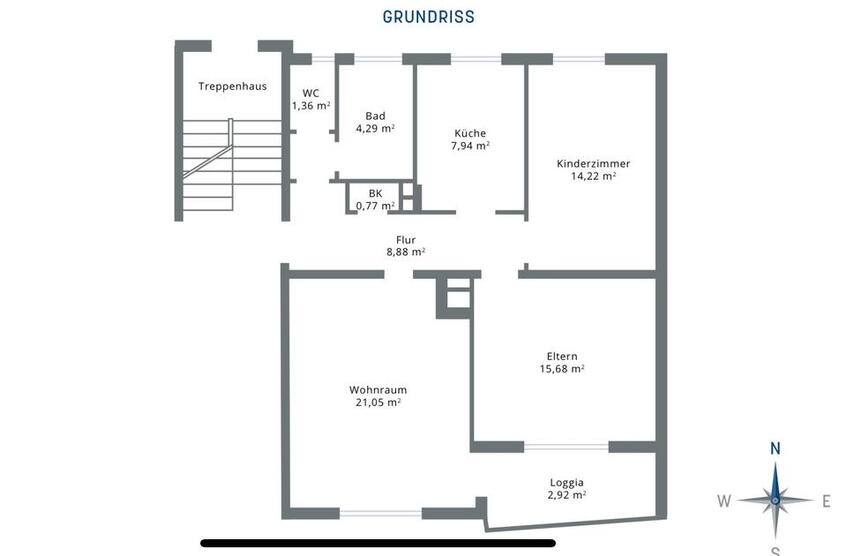 3,5-Zimmer-Wohnung mit Balkon & Stellplatz in Traunstein zimmer