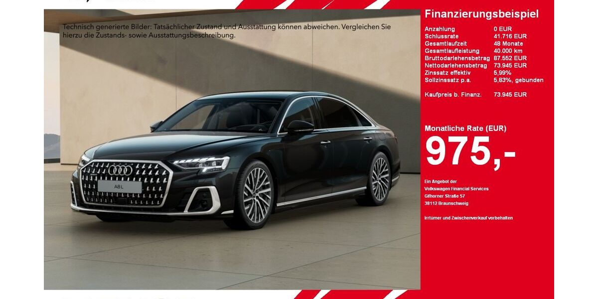 Audi A8 36.000 km 73.495 &euro; Gütersloh 33334