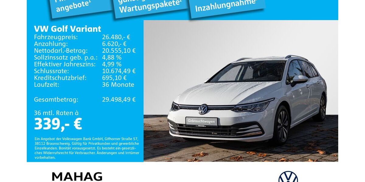 VW Golf 21.137 km 26.480 &euro; Ottobrunn 85521