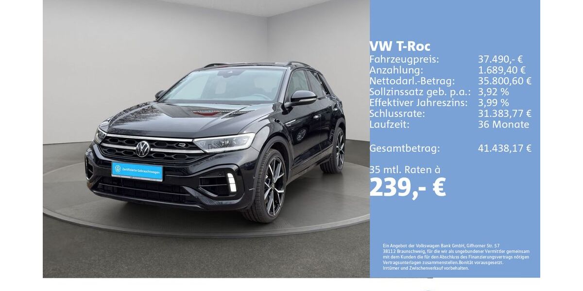 VW T-Roc 19.535 km 36.280 &euro; Flensburg 24941