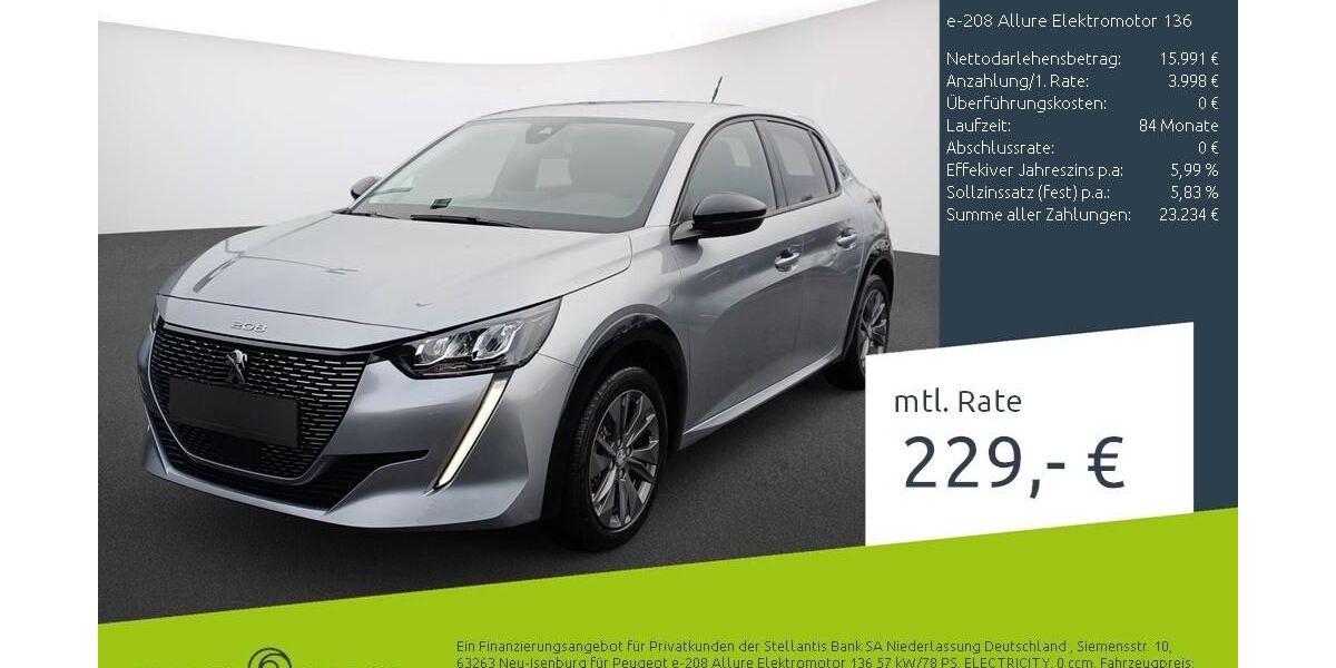 Peugeot 208 14.263 km 18.879 &euro; Borken 46325