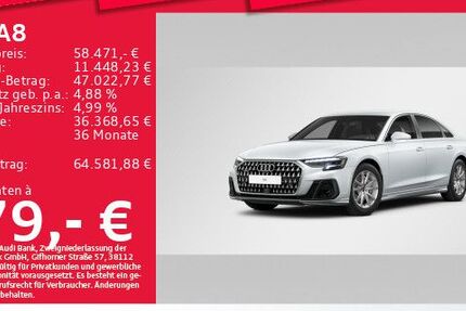 Audi A8 46.805 km 55.734 &euro; Eching 85386