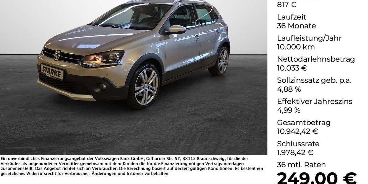 VW Polo 88.288 km 10.850 &euro; Ibbenbüren 49477