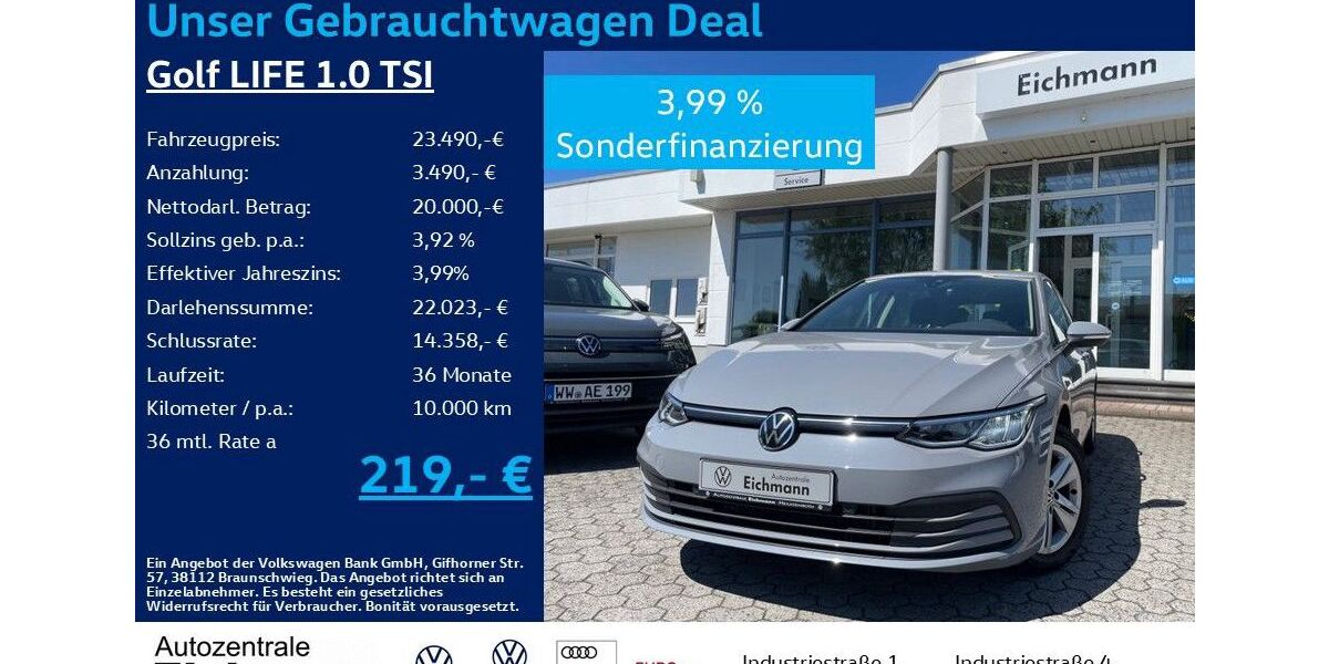 VW Golf 17.900 km 22.490 € Heiligenroth 56412