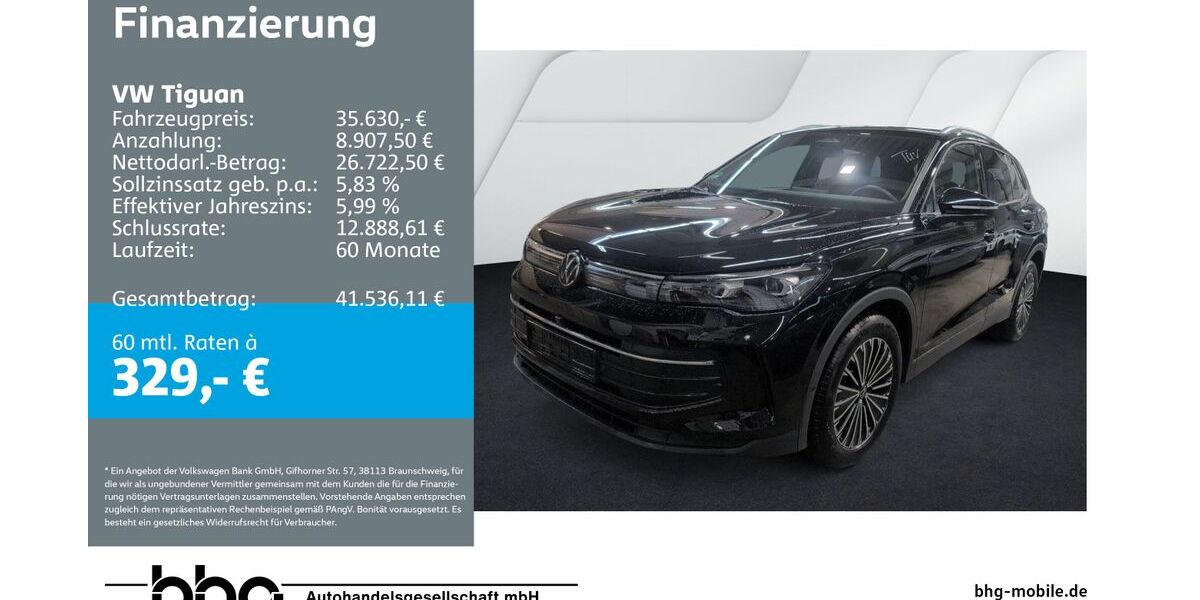 VW Tiguan 25.337 km 35.630 &euro; Freiburg 79115