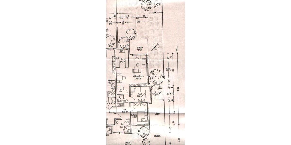 Erdgeschoßwohnung Ettlingen - 3 Zimmer, 92 m&sup2;, 420.000&euro; | Angebot:24806043