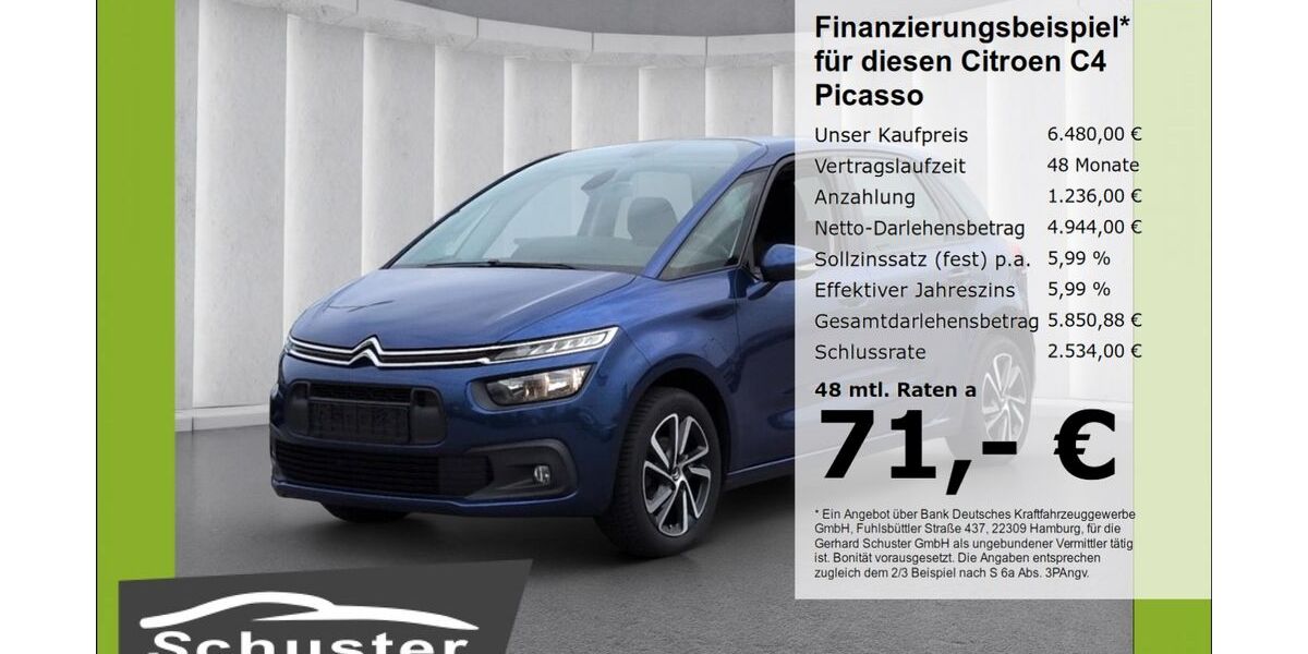 Citroen C4 Picasso 261.503 km 6.180 &euro; Ruhstorf 94099