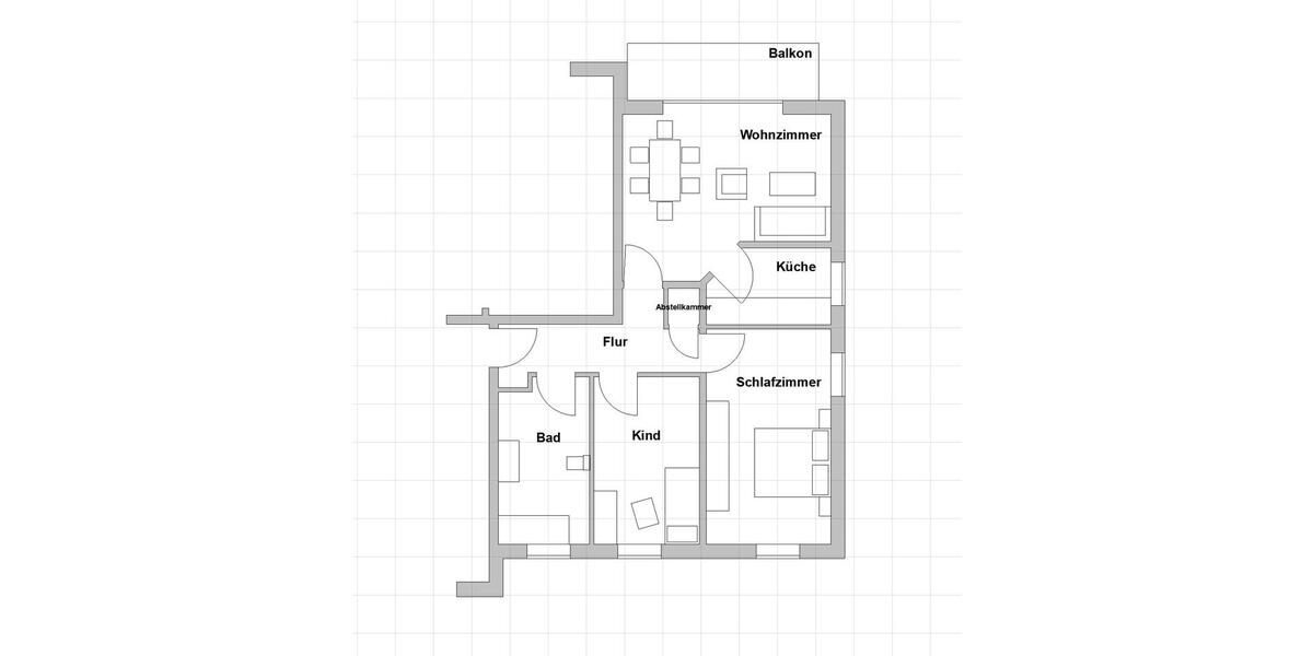 Etagenwohnung Plattling - 3 Zimmer, 79 m&sup2;, 750&euro; | Angebot:26396936