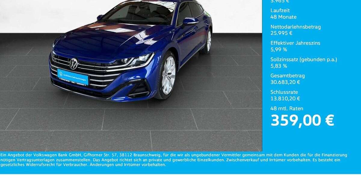 VW Arteon 52.981 km 29.960 &euro; Wesel 46485