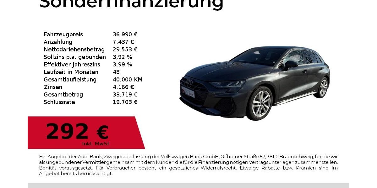 Audi A3 26.289 km 36.990 &euro; Dessau-Roßlau 06844