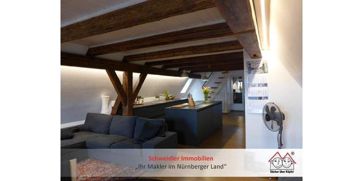 Etagenwohnung Lauf - 2 Zimmer, 90 m&sup2;, 1.320&euro; | Angebot:23979464