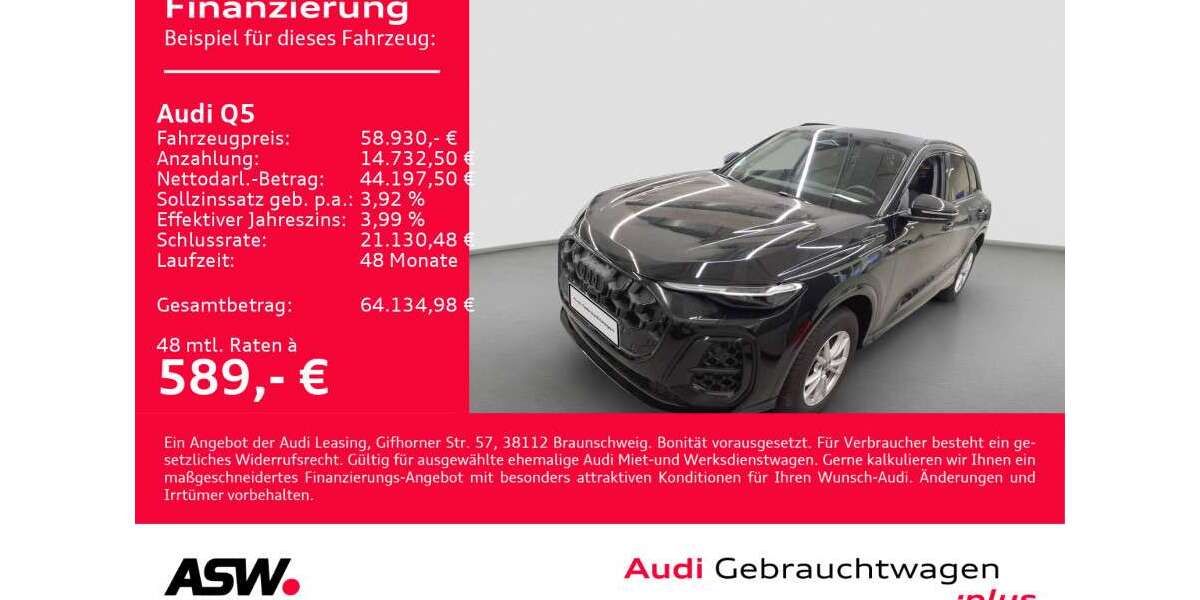 Audi Q5 9.300 km 58.930 &euro; Heilbronn 74074
