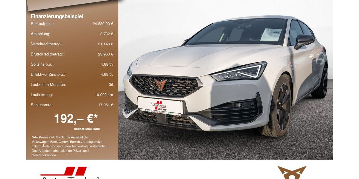 Cupra Leon 22.661 km 24.880 &euro; Wittenberge 19322