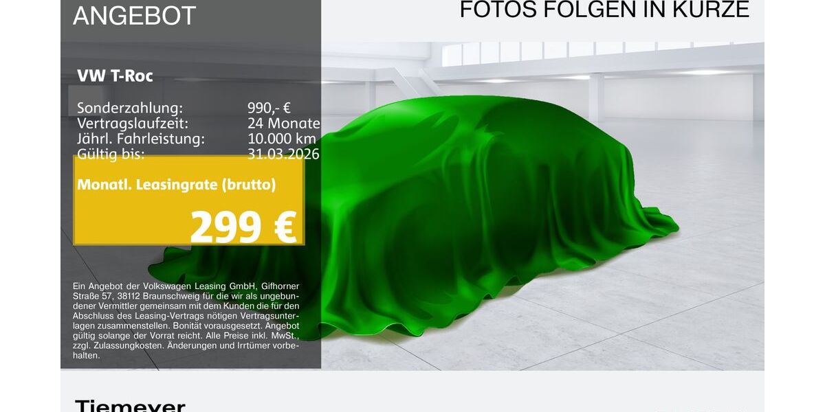 VW T-Roc 60.100 km 18.440 &euro; Remscheid 42857