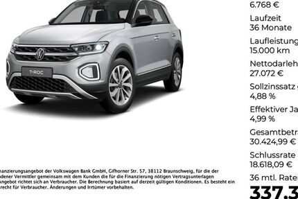 VW T-Roc 9.990 km 33.840 &euro; Versmold 33775
