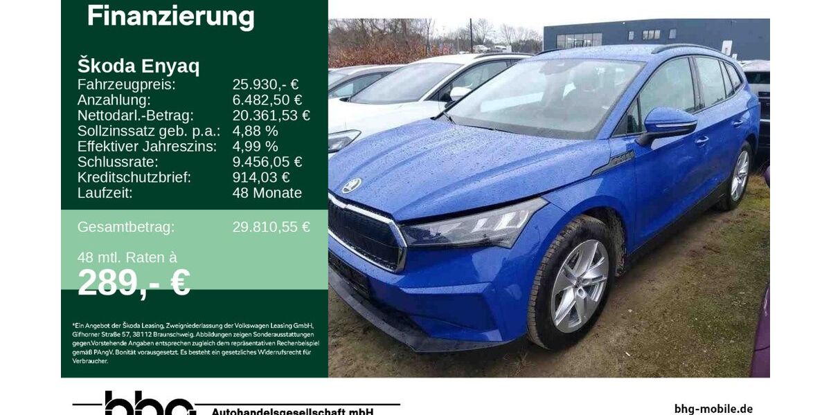 Skoda Enyaq 22.442 km 25.930 &euro; Freiburg 79115