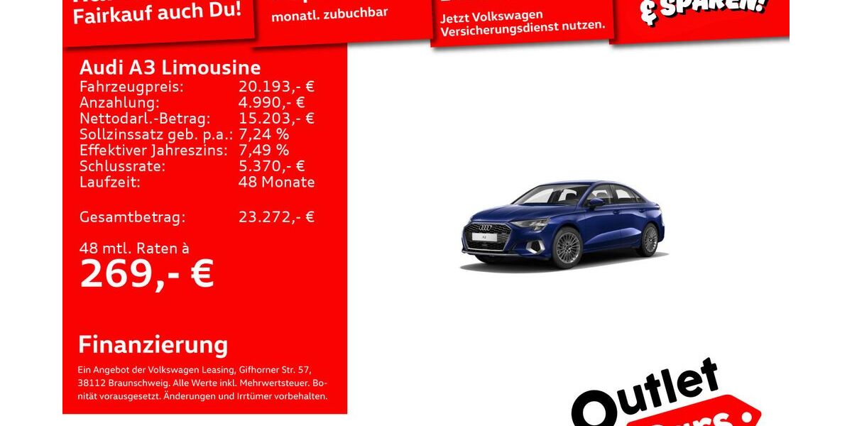 Audi A3 73.821 km 19.991 &euro; Weinheim 69469
