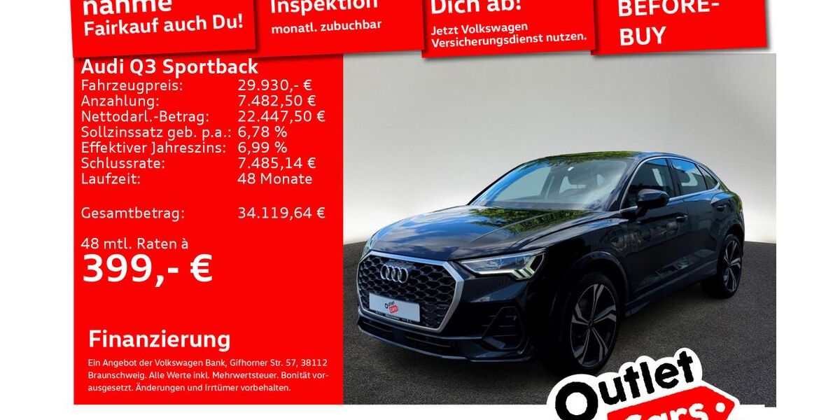 Audi Q3 84.962 km 29.930 &euro; Senden 89250