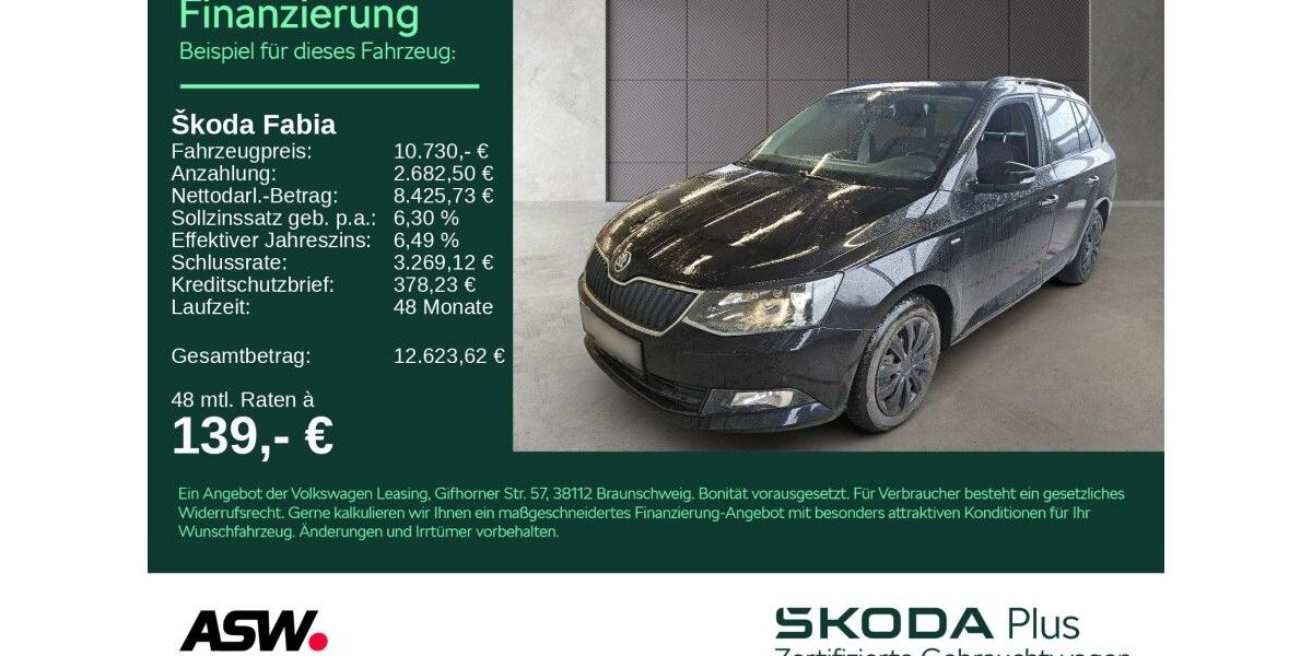 Skoda Fabia 124.300 km 9.930 &euro; Heilbronn 74076