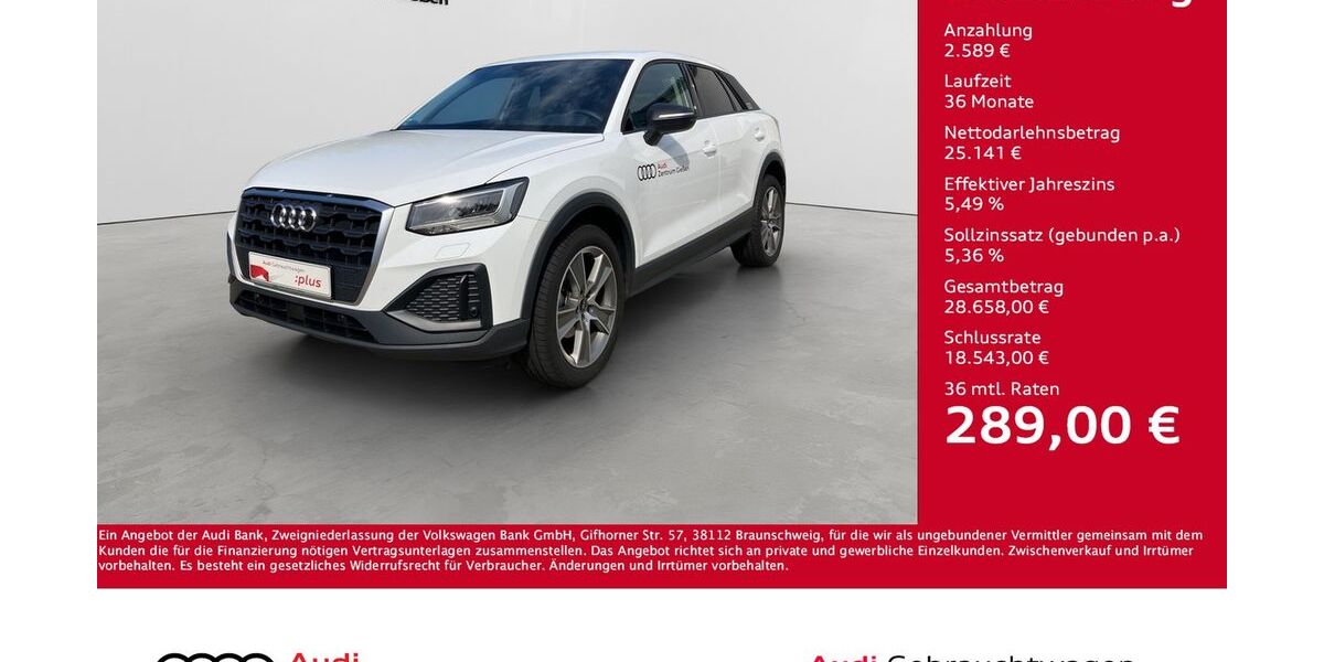 Audi Q2 13.000 km 26.930 &euro; Giessen 35394