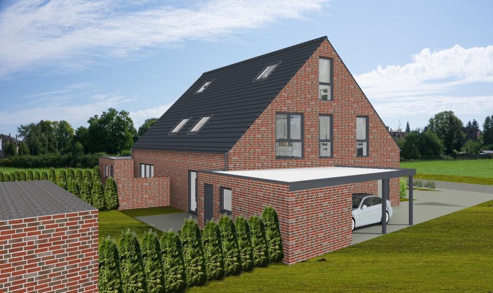 Moderne Doppelhaushälfte in Rheine – KfW 40 Neubau mit PV-Anlage 5 zimmer