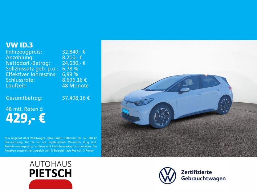 VW ID.3 19.067 km 32.840 € Melle 49324