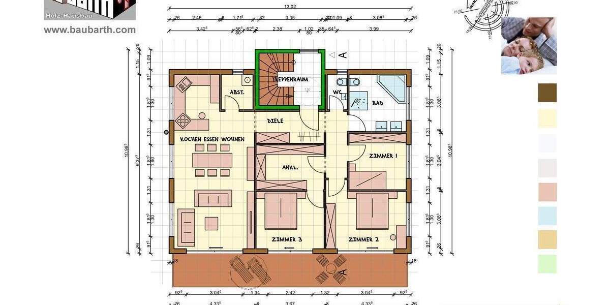 Etagenwohnung Überlingen Nußdorf - 5 Zimmer, 111 m&sup2;, 749.000&euro; | Angebot:25679305