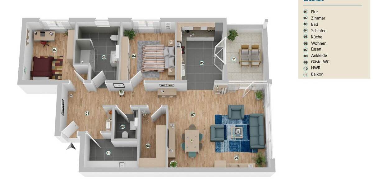 Wohnen in Bestlage! 3 zimmer