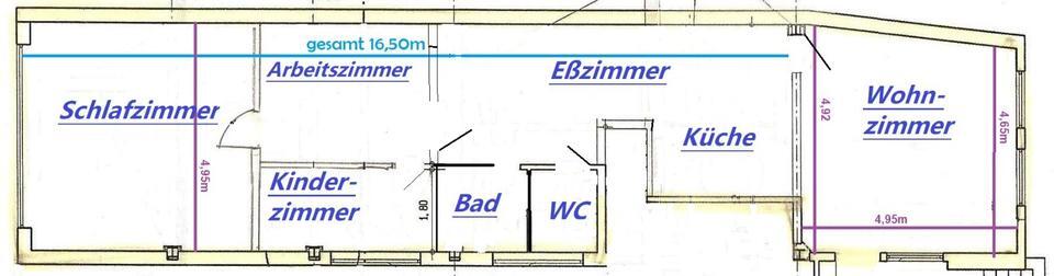 4-R. EG-Whg.-105m² - mit Küchenzeile-ab sofort in Bad Salzungen