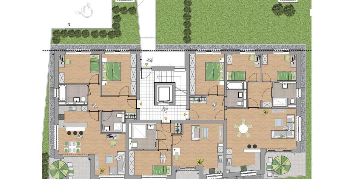 Moderne helle Wohnung mit Garten im KFW 40 Energiesparhaus in Top Wohnlage Trier - Erdgeschoßwohnung Trier Nord | Angebot:27004250