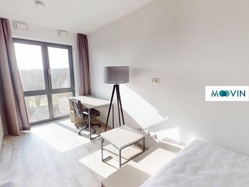 URBAN BASE: Vollmöbliertes Standard-Apartment mit EBK, ALL-IN-MIETE, UVM. am Rheinufer 1 zimmer