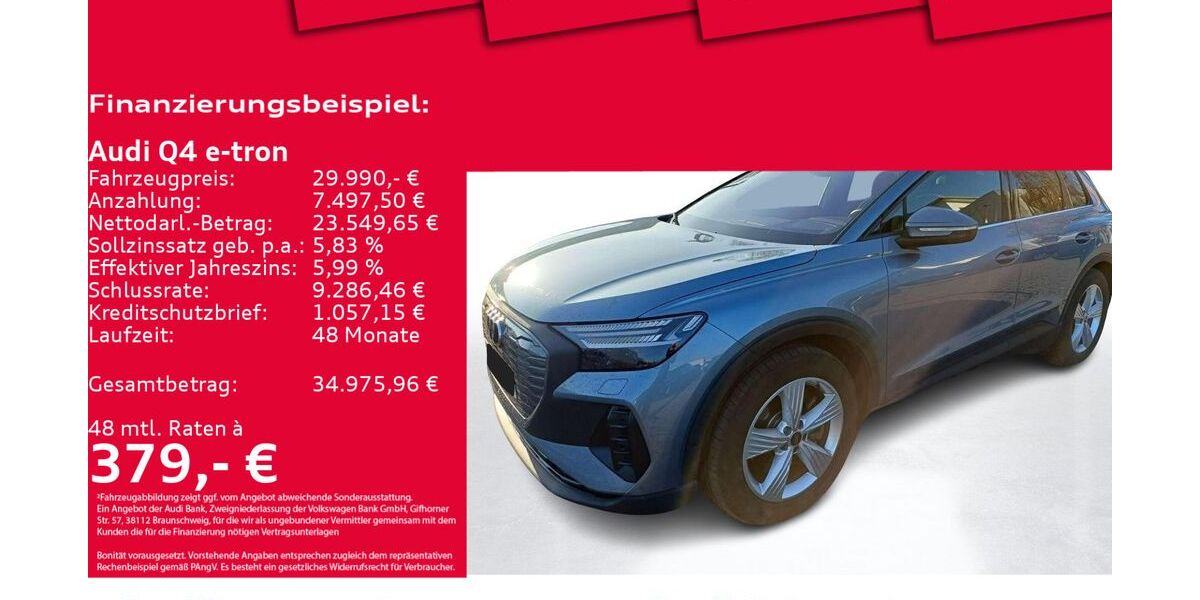 Audi Q4 e-tron 53.344 km 29.990 &euro; Hannover 30179