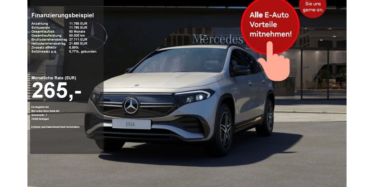 Mercedes-Benz EQA 25.172 km 33.670 &euro; Eutin 23701