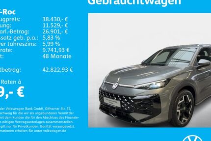 VW T-Roc 1.505 km 37.430 &euro; Stuttgart-Feuerbach 70469
