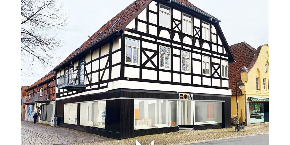 Beste Altstadtlage. Topsanierte Whg m. toller EBK u. hoher energetischer Ausbaustufe - Maisonettenwohnung Nienburg (Weser) | Angebot:25594842