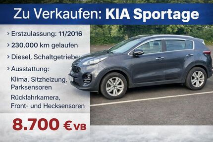 Kia Sportage 230.000 km 8.700 &euro; Perl 66706