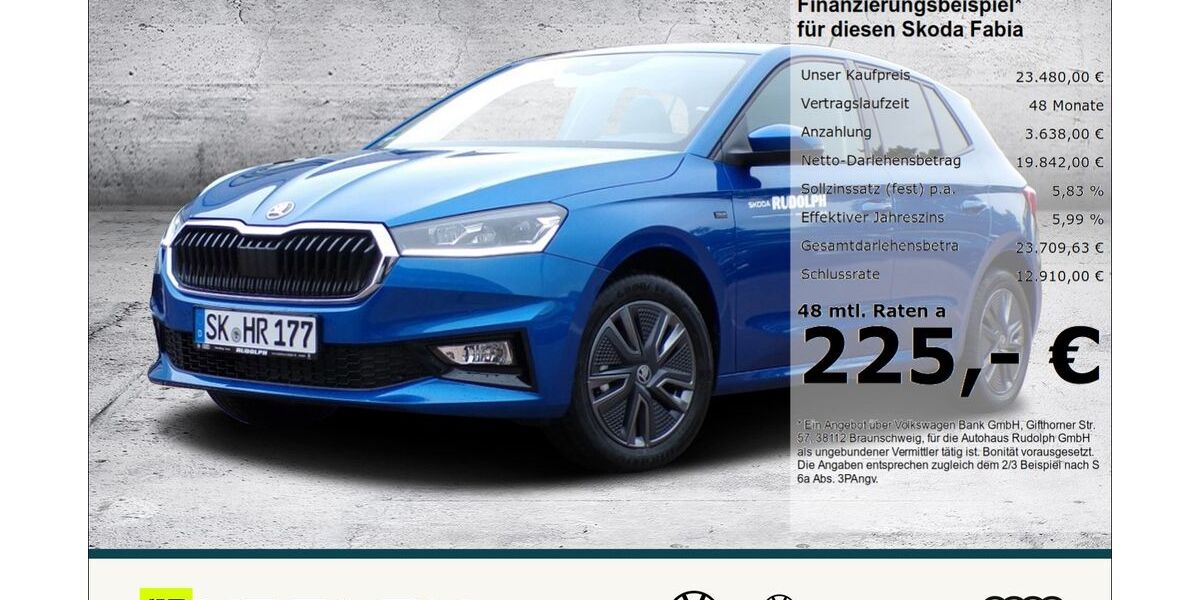 Skoda Fabia 6.000 km 23.480 &euro; Merseburg 06217