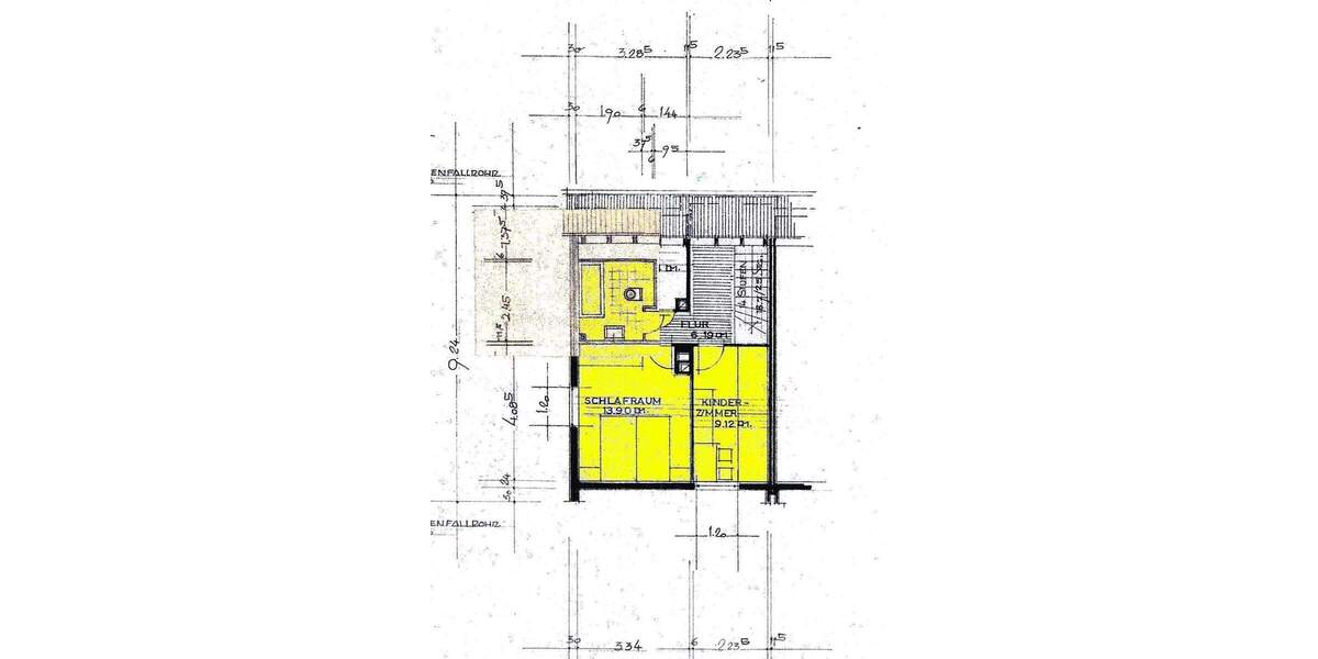 Reihenendhaus Nürnberg Gartenstadt - 3 Zimmer, 80 m&sup2;, 370.000&euro; | Angebot:25387617